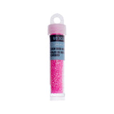9/0 Czech 3-Cut Seed Beads Transparent Rose C/L 13g
