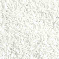 #3 Twisted Czech Bugle Beads Opaque White 25g Bag