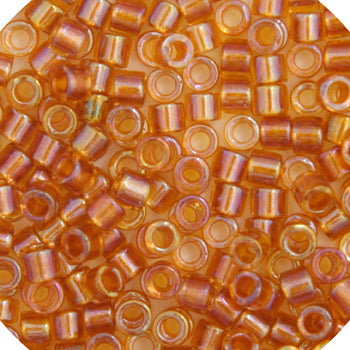 11/0 Delica Bead #0065 Topaz AB Lined Dyed 5.2g