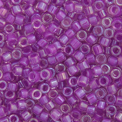 11/0 Delica Bead #0073 Lilac AB Lined 50g Bag