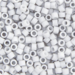 11/0 Delica Bead #0357 Matte Light Grey Glazed 5.2g