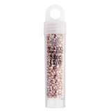 11/0 Delica Bead #0418 Light Rose Galvanized 5.2g