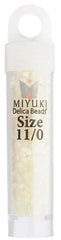 11/0 Delica Bead #0672 Cream Silk Satin 5.2g