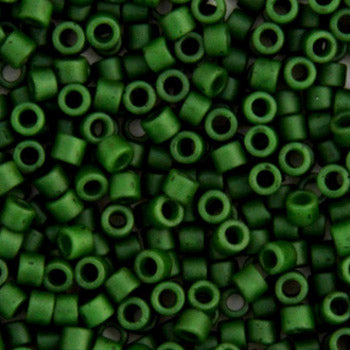 11/0 Delica Bead #0797 Op Matte Green Jade Dyed 5.2g
