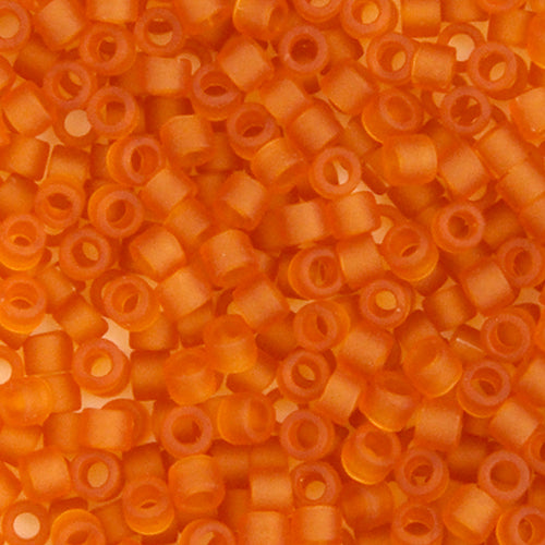 11/0 Delica Bead #1261 Tr Matte Marigold 5.2g