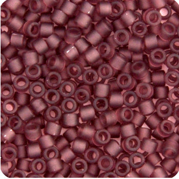 11/0 Delica Bead #1264 Tr Matte Mauve 5.2g