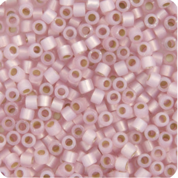 11/0 Delica Bead #1457 Silver Lined Pale Rose Opal 5.2g