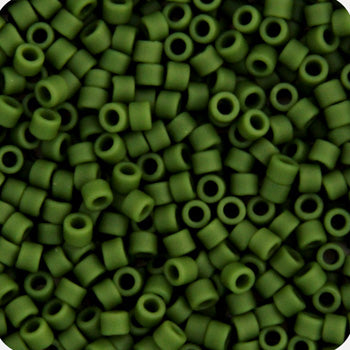 11/0 Delica Bead #1585 Op Green Avocado Matte 5.2g