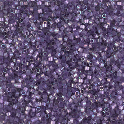 11/0 Delica Bead #1881 Silk Dk Orchid AB Inside Dyed 5.2g