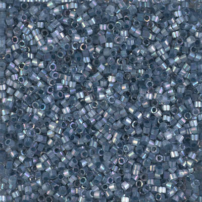 11/0 Delica Bead #1882 Silk Bayberry AB Inside Dyed 5.2g