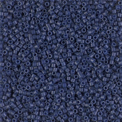 11/0 Delica Bead #2143 Op Duracoat Navy Blue Dyed 5.2g