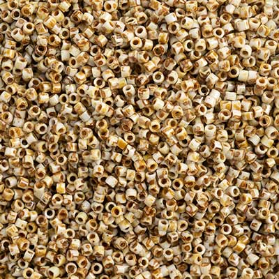 11/0 Delica Bead #2262 Op Picasso Canary Yellow 5.2g