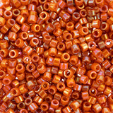 11/0 Delica Bead #2274 Op Glazed Orange Chilli AB 5.2g