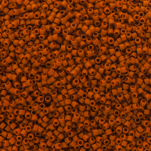 11/0 Delica Bead #2287 Frosted Glazed Light Red 5.2g