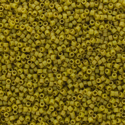 11/0 Delica Bead #2290 Frosted Glazed Pistachio Green 5.2g