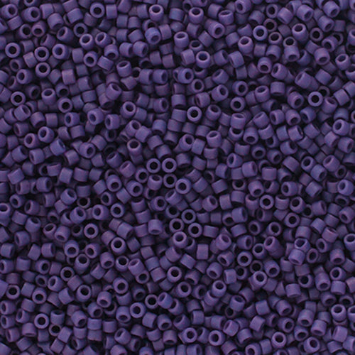 11/0 Delica Bead #2293 Frosted Glazed Purple 5.2g