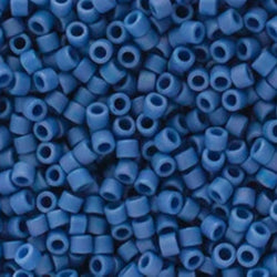 11/0 Delica Bead #2318 Frosted Glazed Rainbow Blue Sapphire 5.2g