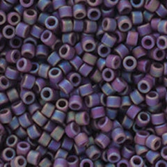 11/0 Delica Bead #2322 Frosted Glazed Purple 5.2g