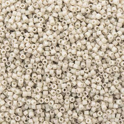 11/0 Delica Bead #2362 Op Duracoat Grey Dyed 5.2g
