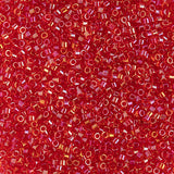 11/0 Delica Bead #2374 Fancy Lined Siam 5.2g