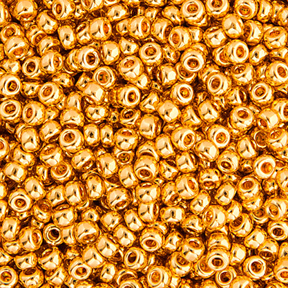 11/0 Miyuki Seed Beads #0191 24Kt Gold Plated 24g