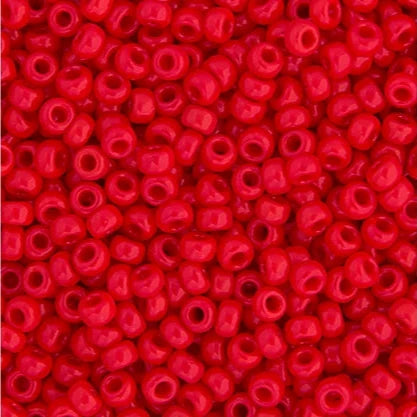 11/0 Miyuki Seed Beads #0408 Opaque Red 250g