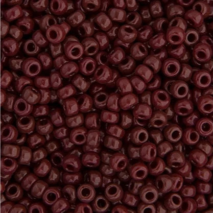 11/0 Miyuki Seed Beads #0409 Opaque Chocolate Brown 250g