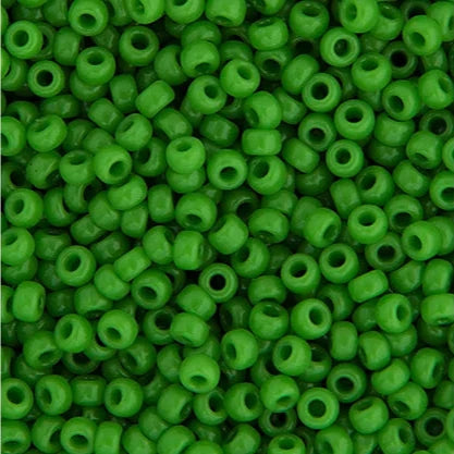 11/0 Miyuki Seed Beads #0411 Opaque Green Pea 250g