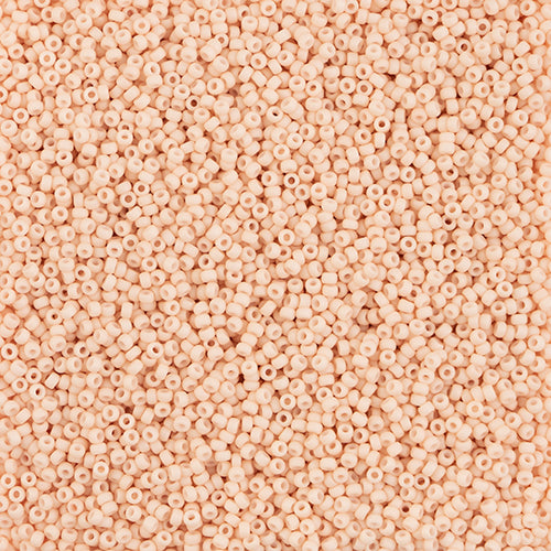 11/0 Miyuki Seed Beads #2023 Matte Blush Glazed Luster 22g