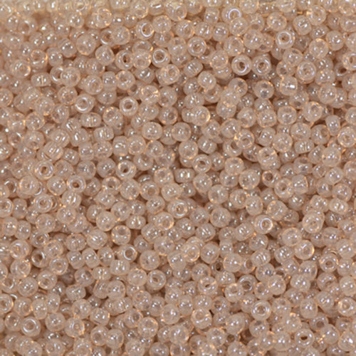 11/0 Miyuki Seed Beads #2370 Opaque Ivory Peach 22g