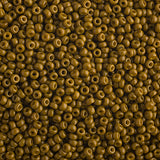 11/0 Miyuki Seed Beads #4491 Duracoat Green Olive 22g