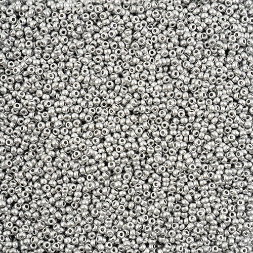11/0 Miyuki Seed Beads #4587 Aluminum Silver 22g