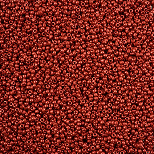 11/0 Miyuki Seed Beads #4591 Lava Red 22g