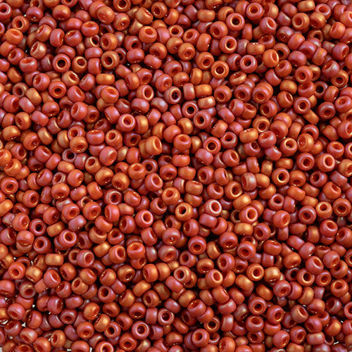 11/0 Miyuki Seed Beads #4695 Frosted Glazed Rainbow Pink Fuchsia 22g