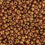 15/0 Miyuki Seed Beads #0311 Topaz Gold Luster 22g