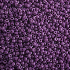 15/0 Miyuki Seed Beads #4490 Duracoat Dark Orchid 22g