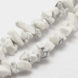 Howlite White (Naturel) Bead Chips 33.5" Brin