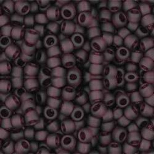8/0 Toho Seed Beads #6CF Tr Frosted Amethyst 8-9g Vial