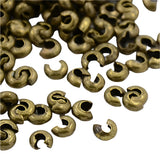 Crimp Cover 4mm Antique Brass 100/pk