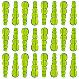 Stacked Fishing Beads Neon Green 500/bag