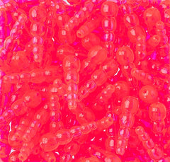 Stacked Fishing Beads 50/pk - UV Cerise