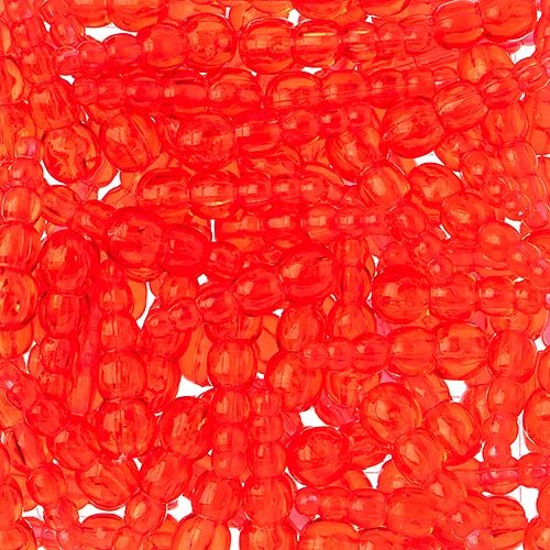 Stacked Fishing Beads UV Raspberry 500/bag