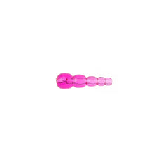 Stacked Fishing Beads 50/pk - Fuchsia