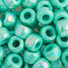 Pony Beads 1000/pk - Light Turquoise AB