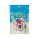 Craft Beads Clay Mixed Shapes Alphabet 120/pk