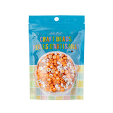 Craft Beads Plastic Disc 7mm Orange Mix 72g