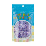 Craft Beads Plastic Star Mix Purple 70g