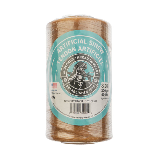 Gudebrod Sinew Natural 8oz 300yd Spool