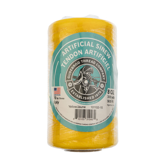 Gudebrod Sinew Yellow 8oz 300yd Spool
