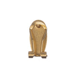 Fingernail Earring Posts 20x10mm Light Gold 10/pk
